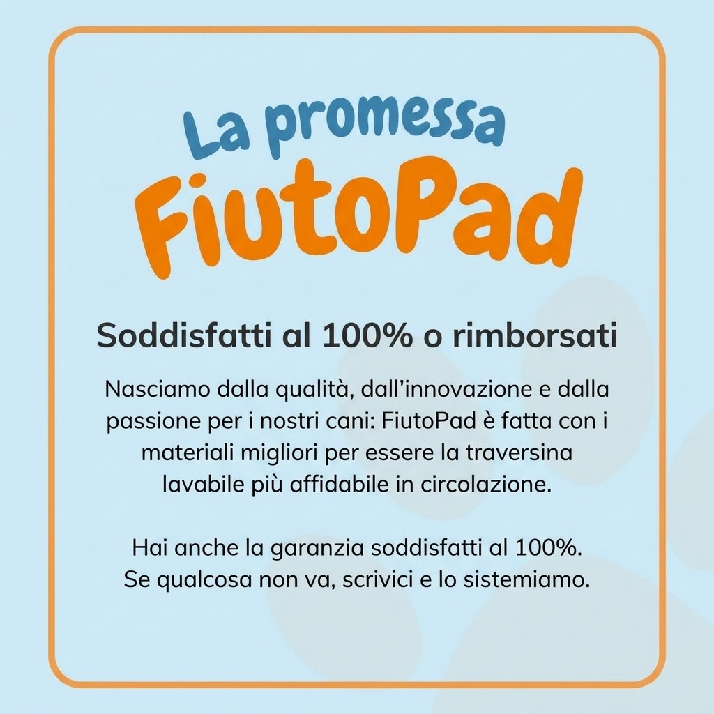 FiutoPad - la traversina lavabile che attira il cane
